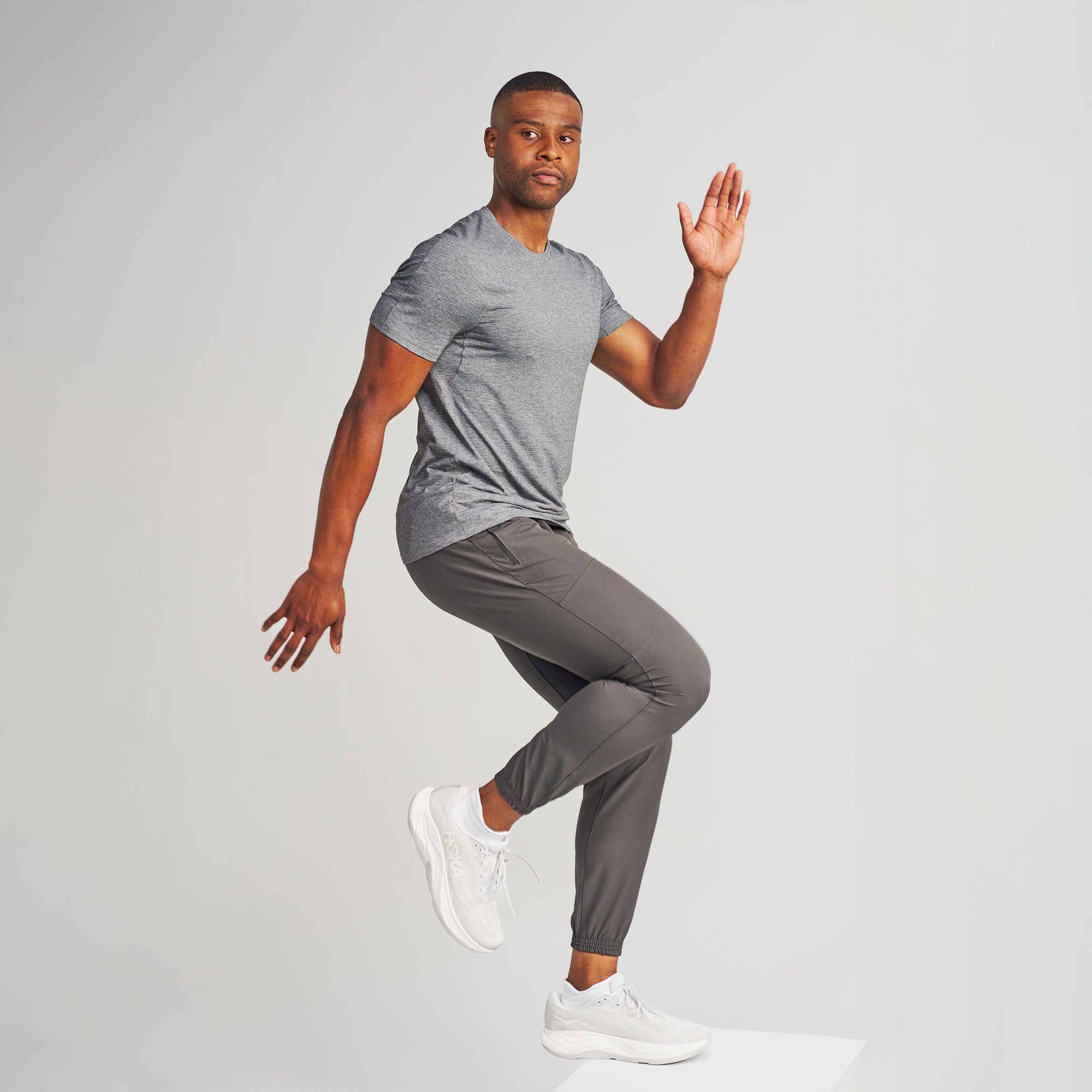 Men's Stride Flex Performance T-Shirt - Breathable Moisture-Wicking Workout Tee for Running, Gym & Active Lifestyle