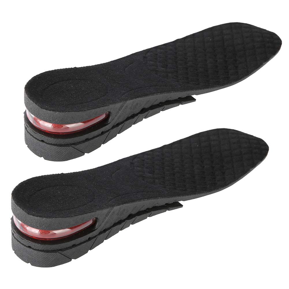 Adjustable Height Increase Insoles - Unisex PU Heel Lift Shoe Pads (2 Layer) for Men & Women | Comfortable & Breathable Elevator Insoles | Perfect for Dress Shoes, Boots & Everyday Wear