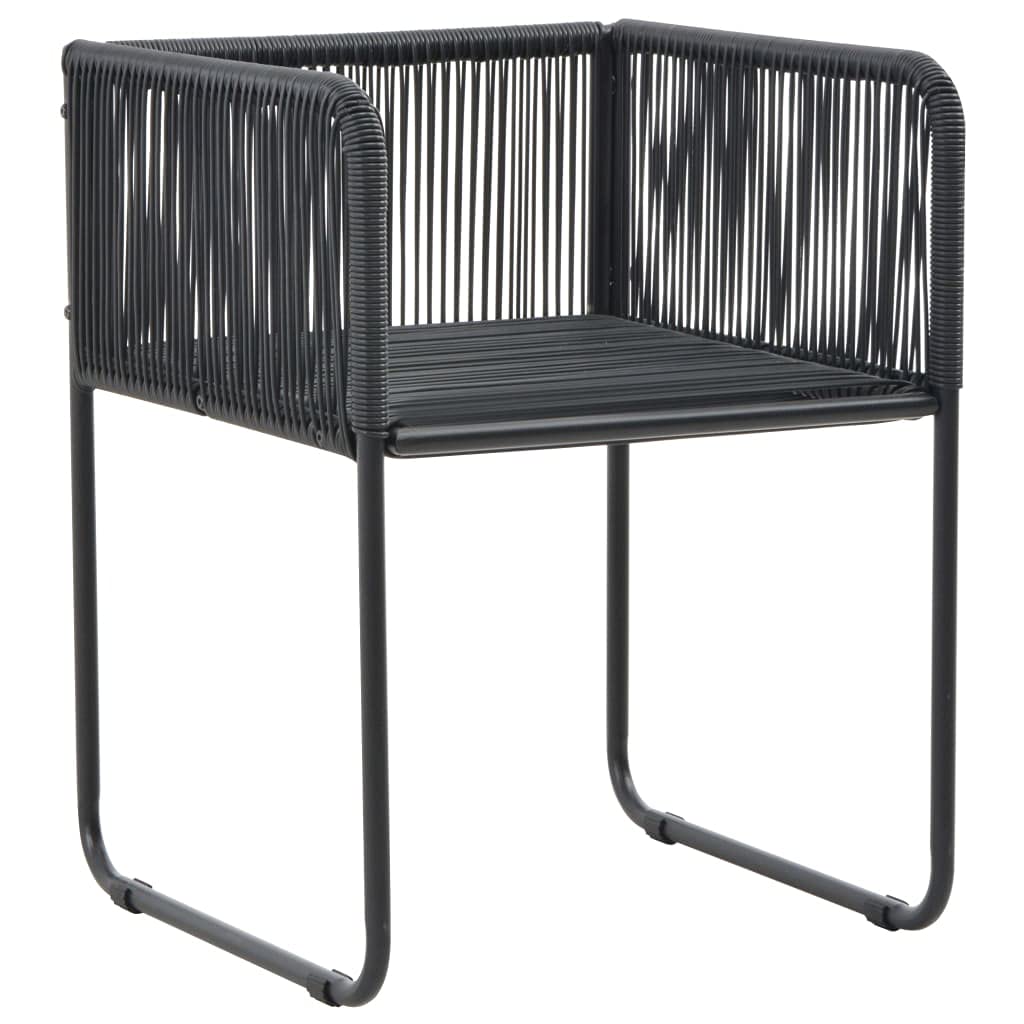 Premium 7-Piece Outdoor Dining Set - Modern Patio Furniture with Weather-Resistant PVC Rattan Chairs, Tempered Glass Table & Powder-Coated Steel Frame - Perfect for Garden, Patio, Terrace, Backyard & Poolside Dining