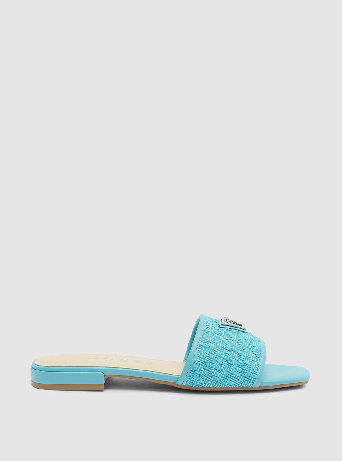 Blue Tamsey Slide Sandals for Women - Comfortable Summer Beach Slides with Soft Cushioning - Perfect for Pool, Vacation & Casual Wear