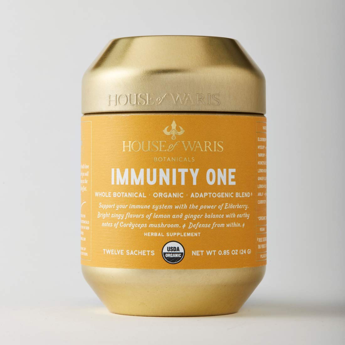 Organic House of Waris Botanicals Immunity One Supplement - Gluten Free, Vegan, Immune Support for Daily Wellness & Healthy Lifestyle