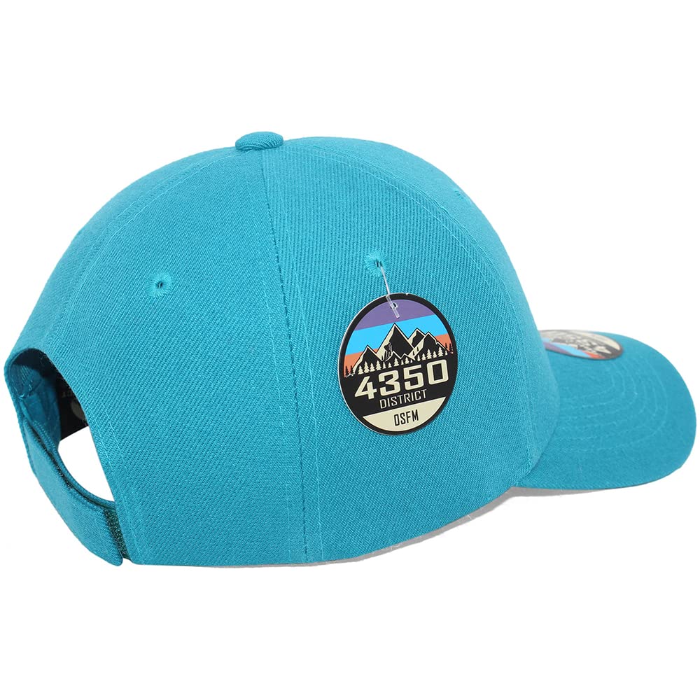 Unisex Plain Solid Velcro Baseball Cap for Men & Women - Adjustable Strap, Casual & Sporty Hat for Outdoor Activities, Running, Hiking, and Daily Wear