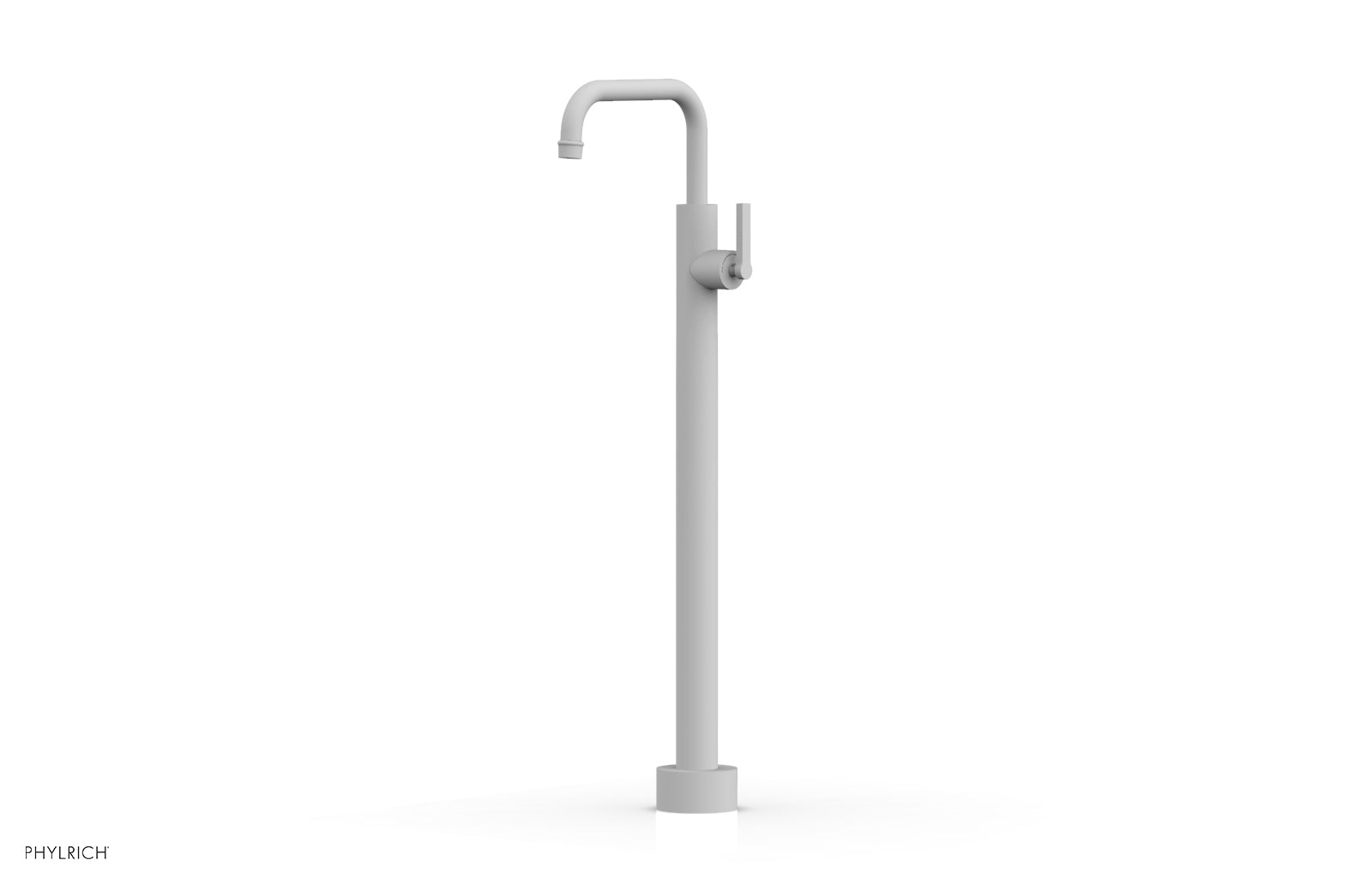 HEX MODERN Tall Floor Mount Tub Filler with Lever Handle 501 55 02 - Perfect for Luxury Bathrooms & Spa-Like Showers