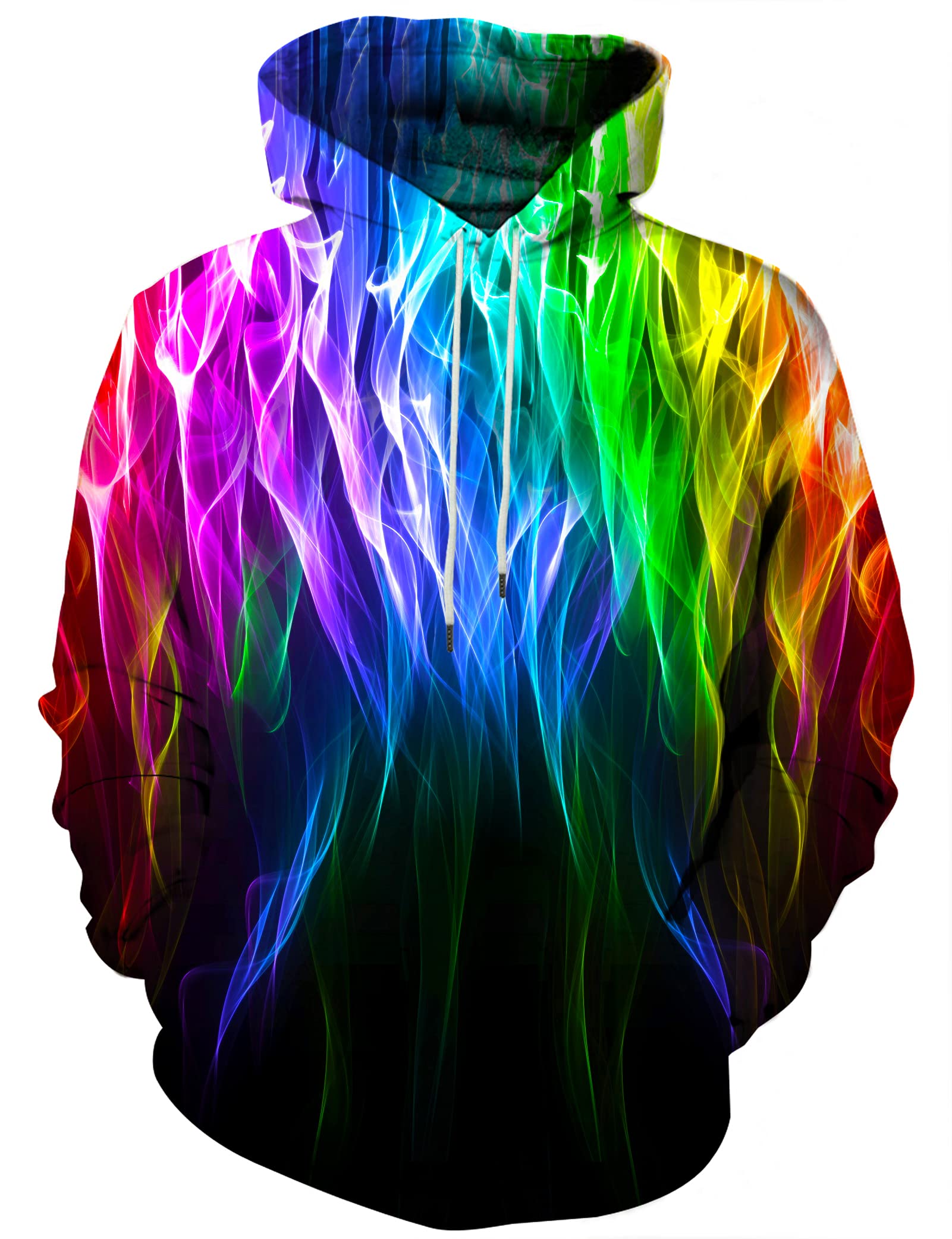 EOWJEED 3D Printed Unisex Hoodie - Long Sleeve Pullover Sweatshirt for Men & Women with Large Pockets | Trendy Streetwear for Casual Outfits & Winter Fashion