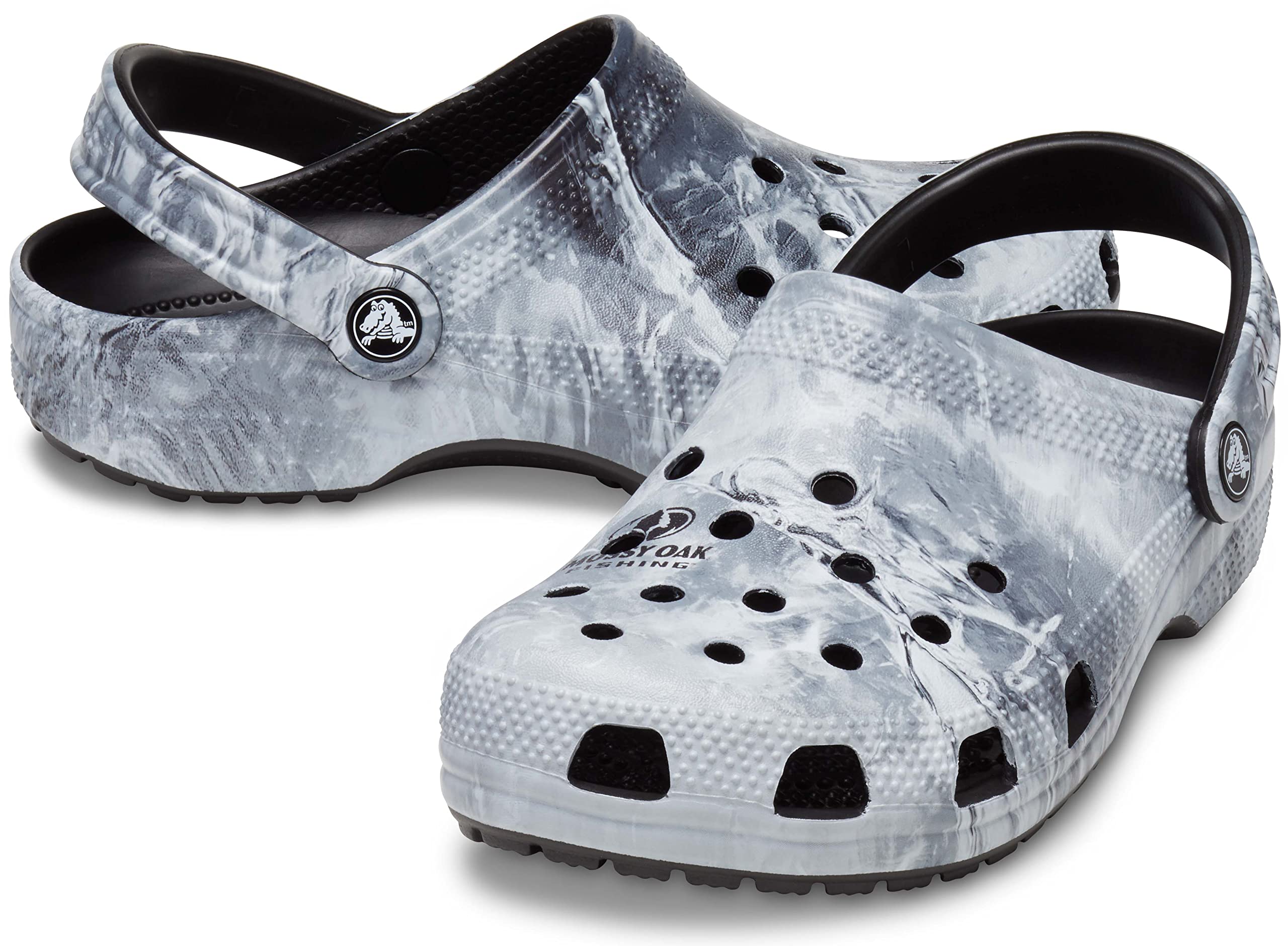 Crocs Unisex-Adult Mossy Oak Camo Water Shoes - Lightweight Slip-Resistant Clogs for Men & Women - Perfect for Boating, Fishing, and Outdoor Adventures