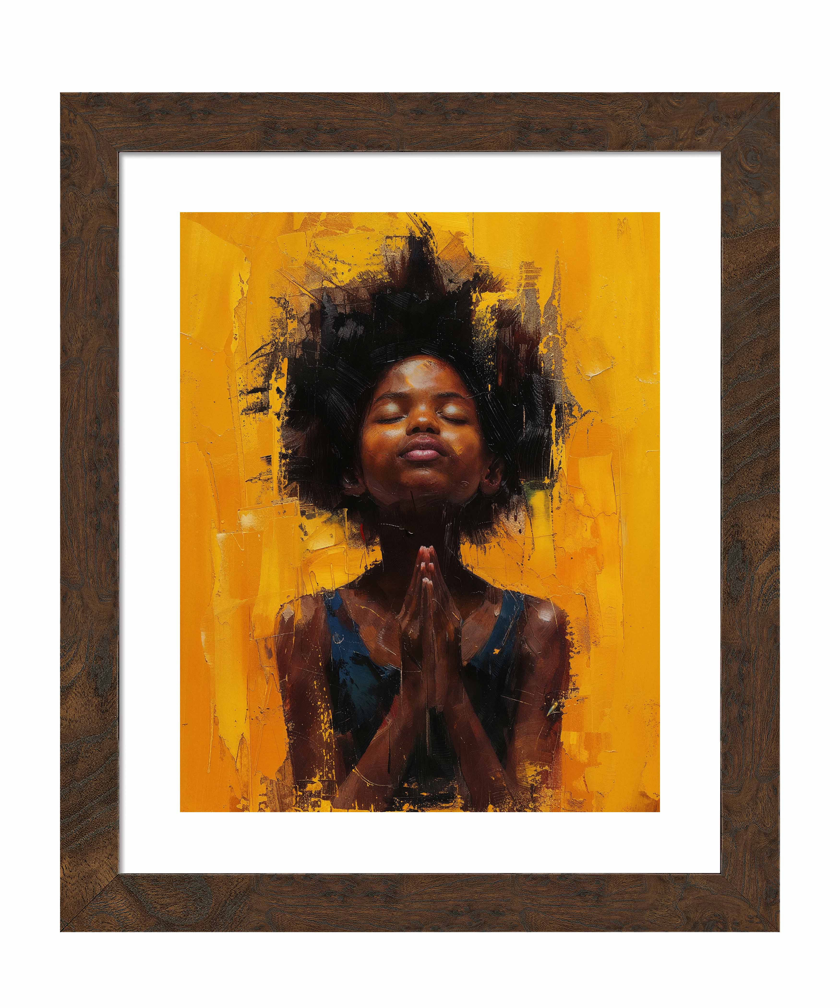 Devotional Art Prints with Candlelight - Perfect for Home Decor, Meditation Spaces & Spiritual Gifts