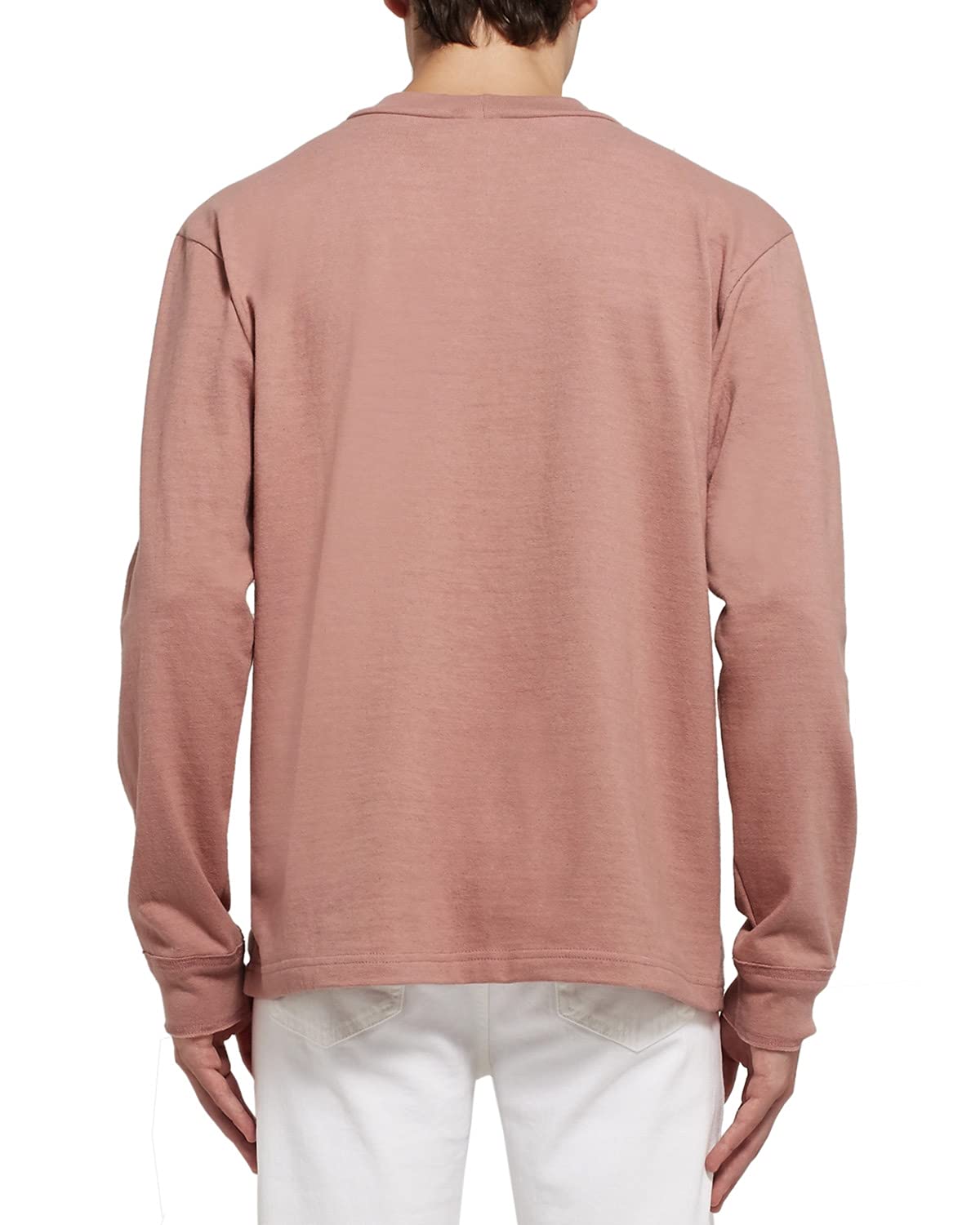 Simon Miller Men's Cotton Jersey T-Shirt - Small, Dark Blush - Soft Breathable Casual Tee for Everyday Wear, Gym & Outings