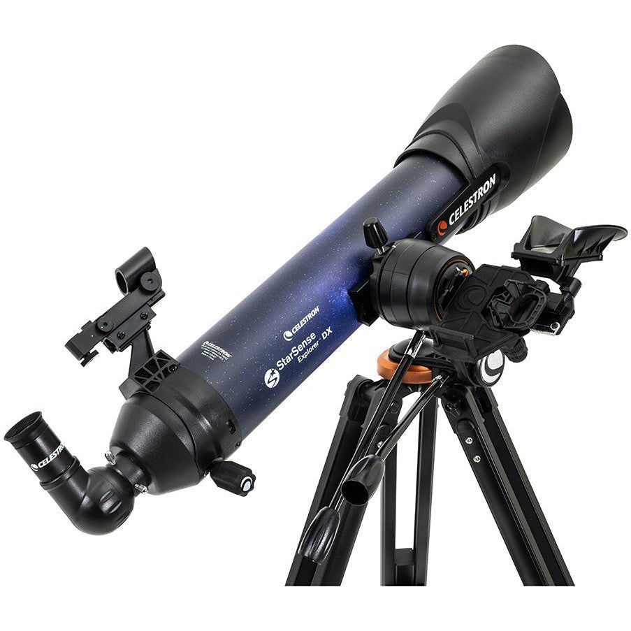 Celestron StarSense Explorer DX 100AZ Smartphone-Enabled Refractor Telescope with Royal Observatory Greenwich Edition - Perfect for Stargazing, Astronomy Beginners & Night Sky Exploration