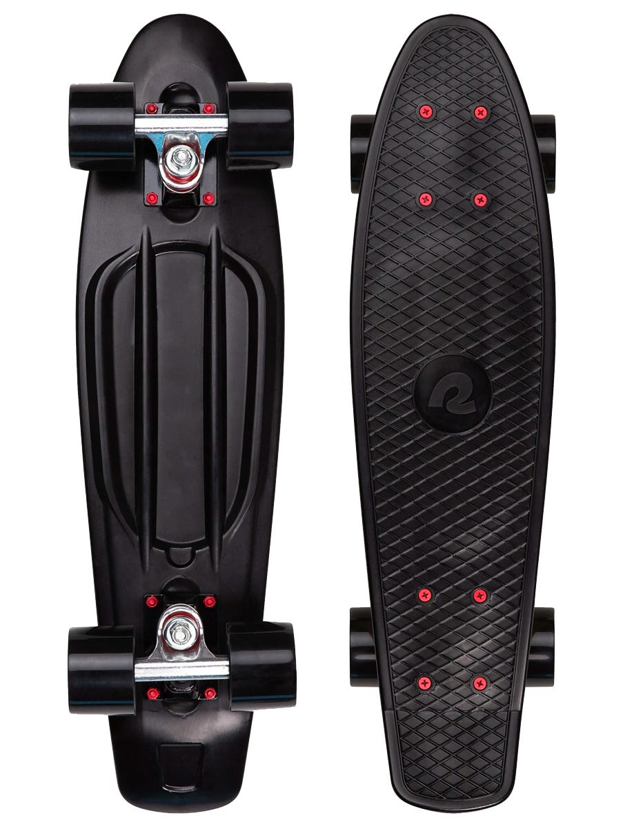 Retrospec Quip Mini Cruiser Skateboard - 22.5 Inch Lightweight Skateboard for Kids & Adults - Perfect for Commuting, Campus Riding & Street Skating