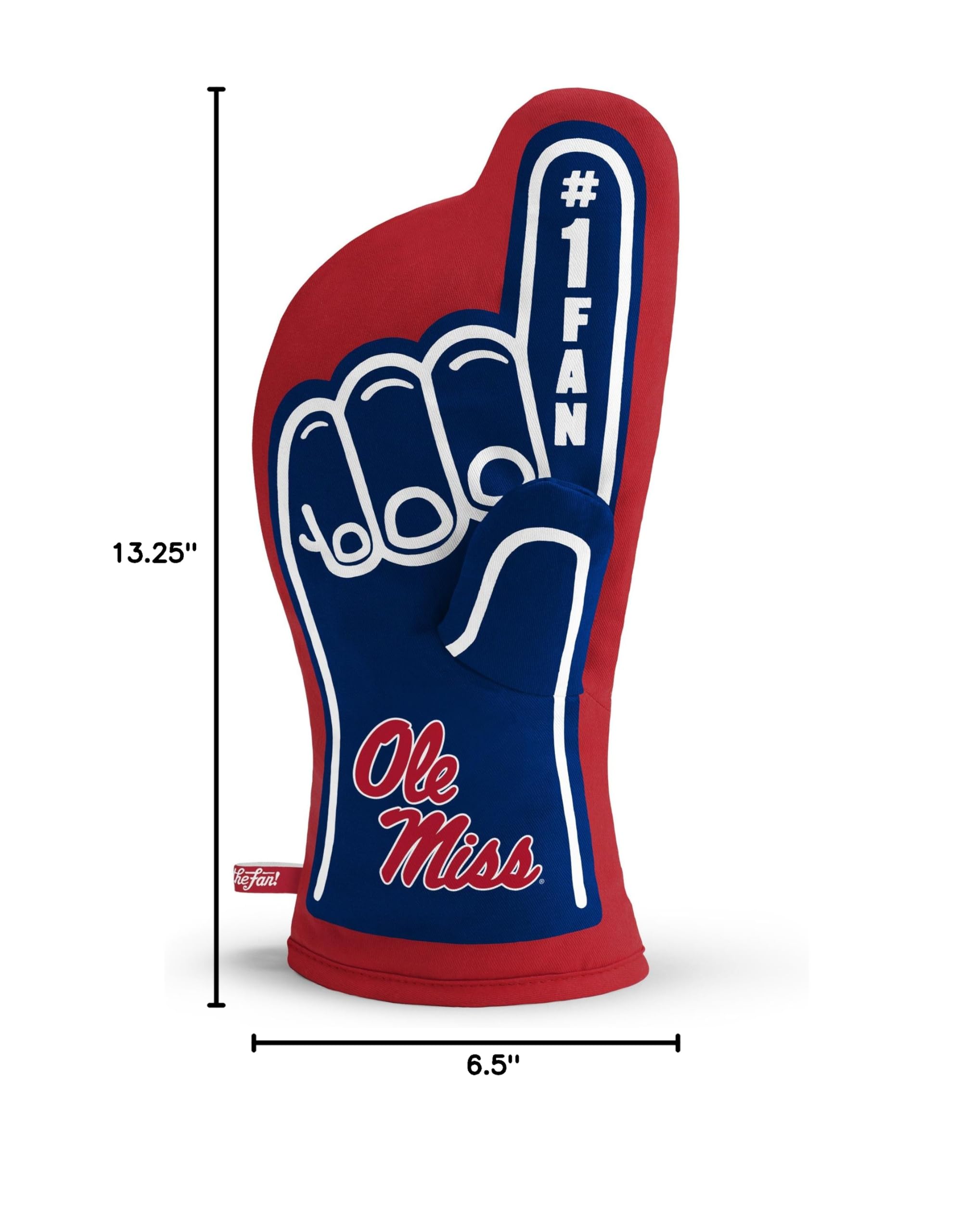 YouTheFan NCAA #1 Heat-Resistant Oven Mitt - Perfect for Baking, Grilling & Kitchen Safety