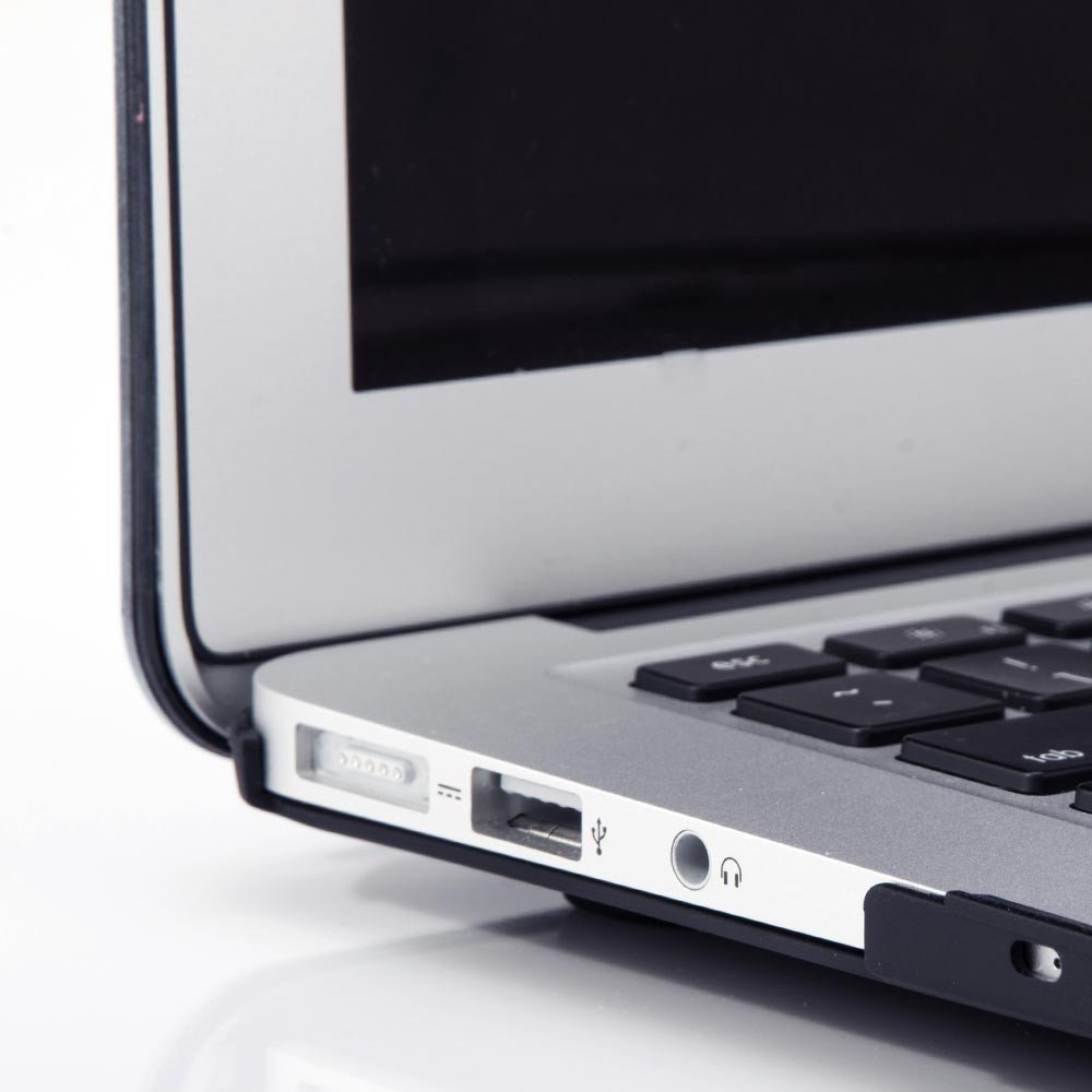 Premium Italian Leather Hard Shell Case for MacBook Air 13
