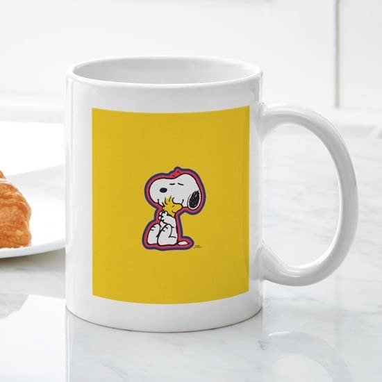 Peanuts Snoopy 11 oz Ceramic Coffee Mug (325 ml) - Perfect for Hot & Cold Drinks, Office, Home, and Gifts - CafePress