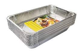 50-Pack Full Size Deep Steam Table Pans (21” x 13” x 3”) - Disposable Aluminum Foil Food Containers for Baking, Freezing & Storage - Heavy Duty Catering Pans for Restaurants, Buffets & Meal Prep