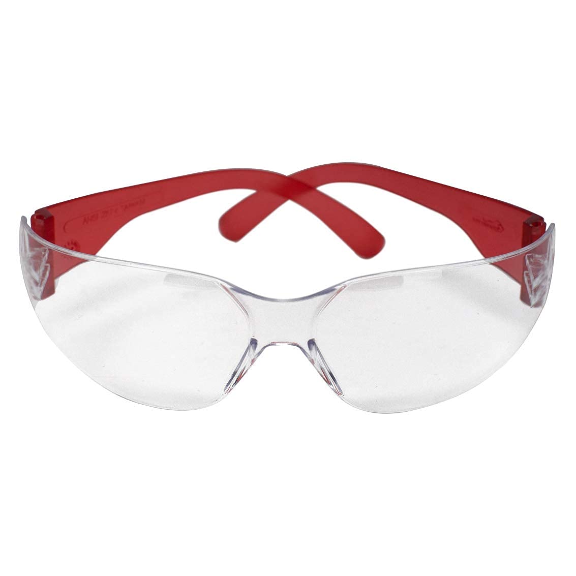 BISON LIFE Clear Polycarbonate Safety Glasses - Impact & Ballistic Resistant Protective Eyewear (Case of 12 Boxes, 144 Pairs) - Ideal for Construction, Shooting Range & Industrial Work Safety