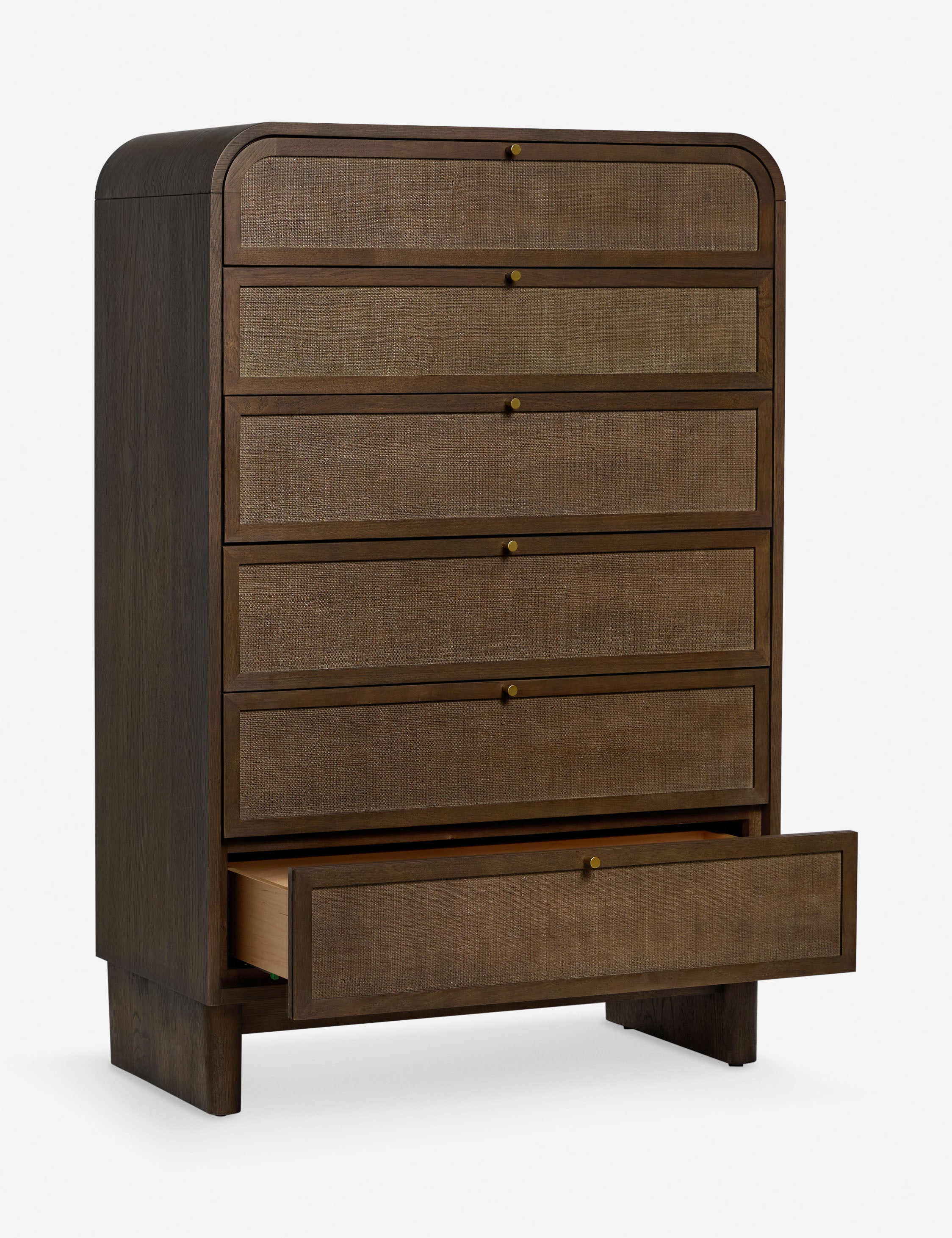 Stylish Suzette Tall Dresser - 6-Drawer Wooden Storage for Bedroom & Closet Organization | Perfect for Home Decor & Space Saving
