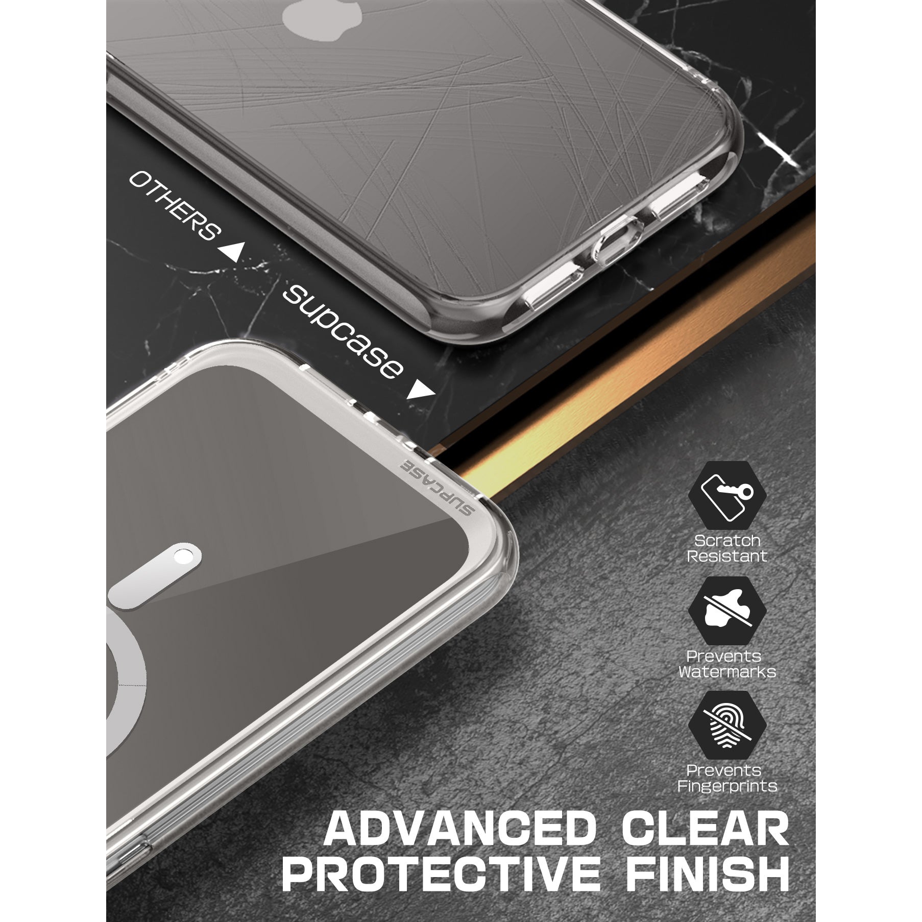 iPhone 15 Pro Max 6.7 Inch Unicorn Beetle MAG Slim Clear MagSafe Case - Ultra Thin Protective Cover with Military-Grade Drop Protection | Perfect for Everyday Use, Travel & Outdoor Activities