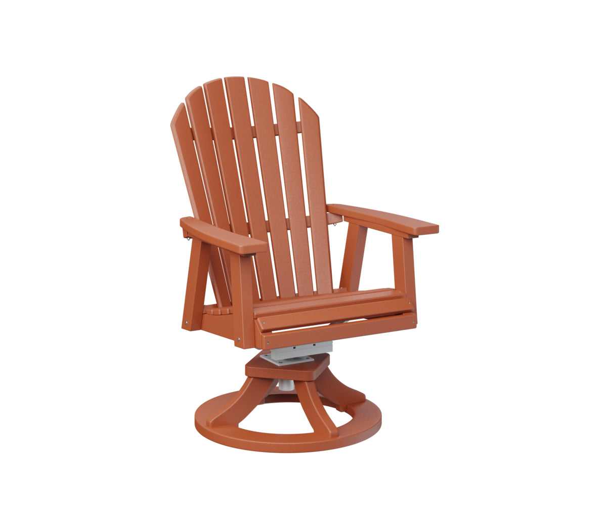 Berlin Gardens Comfo Back Swivel Rocker Dining Chair - Ergonomic Outdoor Patio Furniture for Relaxing & Dining - Perfect for Backyard, Garden, Poolside & Deck Use
