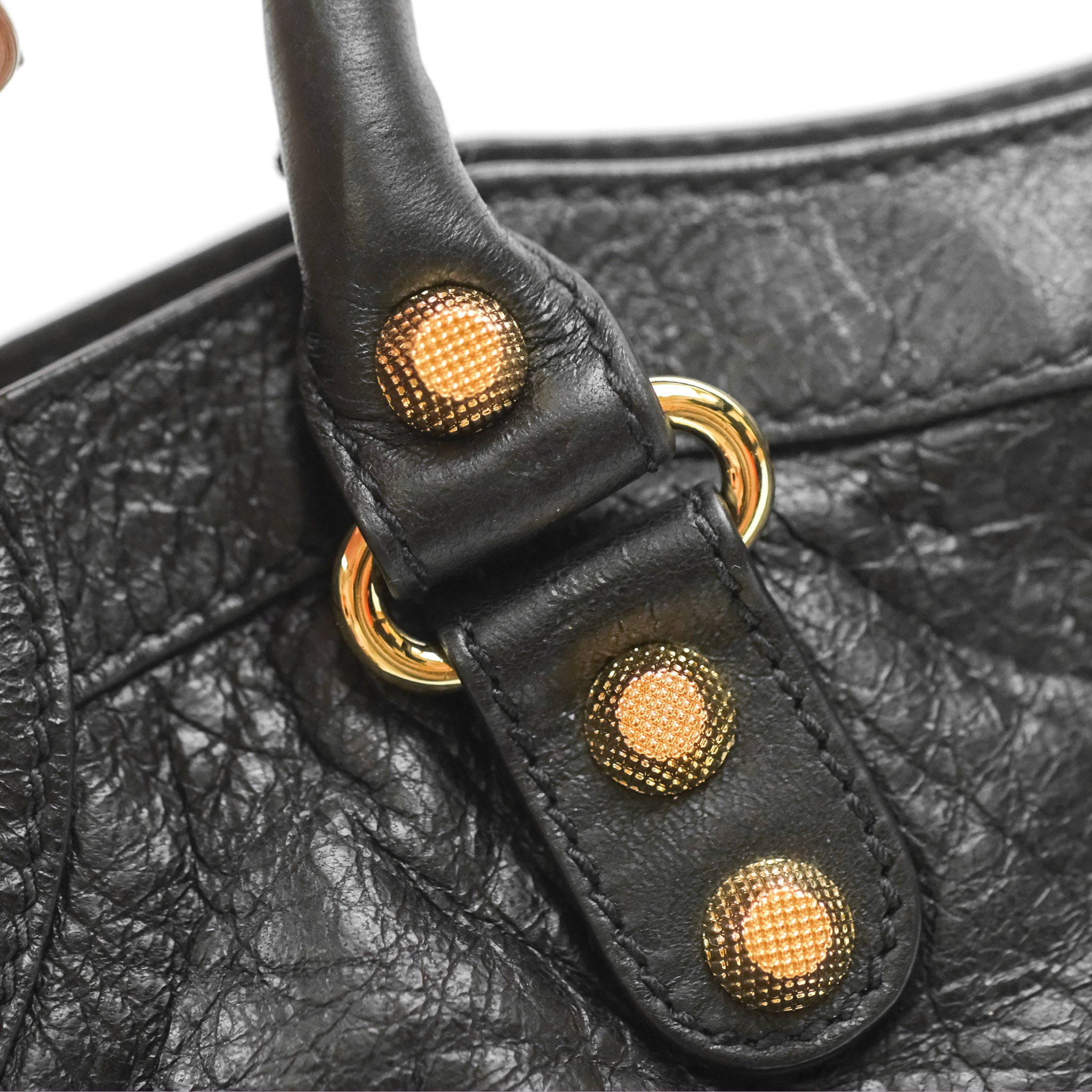Balenciaga Classic City Bag in Black Calfskin with Gold Hardware - Luxury Handbag for Women, Perfect for Work, Travel & Everyday Use