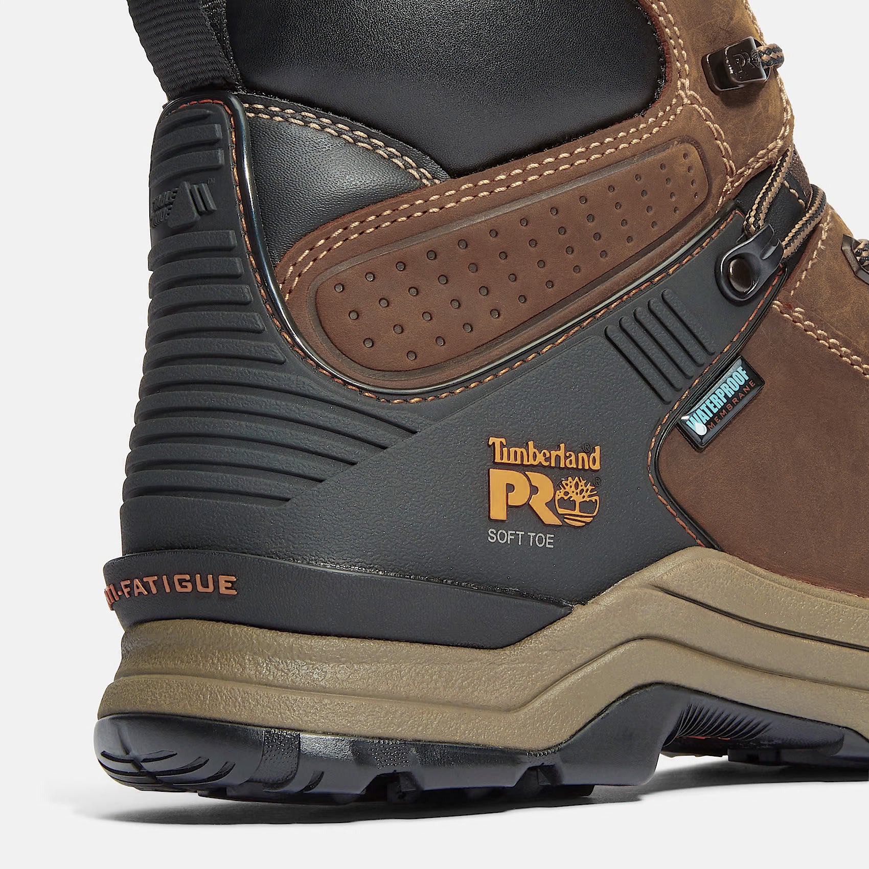 Hypercharge 6 Soft Toe Work Boots for Men - Comfortable & Durable Safety Shoes for Construction, Landscaping & Outdoor Work - Waterproof Steel Toe Work Boots with Slip Resistance