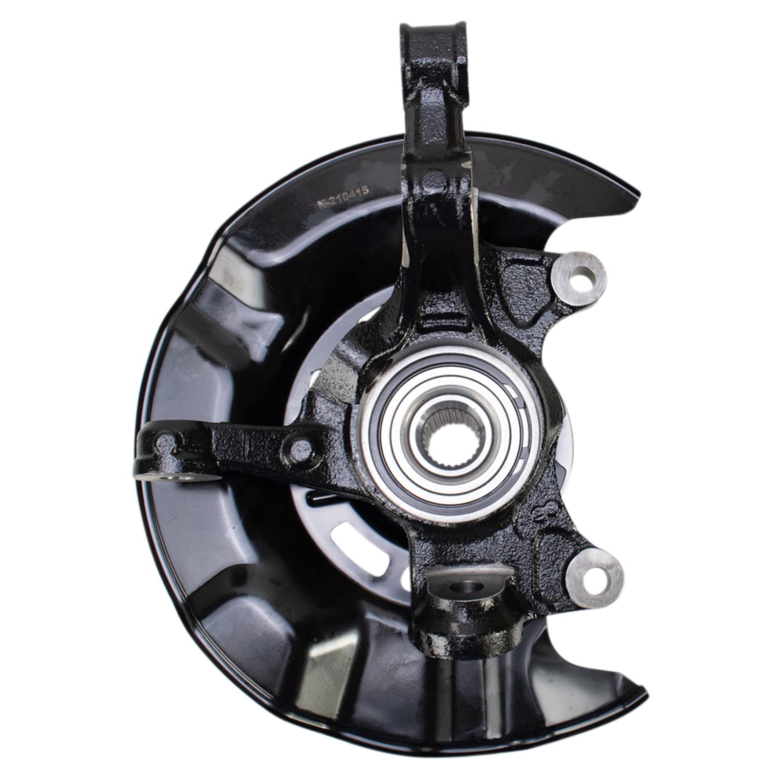 TRQ Front Steering Knuckle & Wheel Bearing Hub Assembly - Left Driver Side for 2009-2013 Toyota Corolla & Matrix | Replaces 698-381, 510070, 4321202220, 4321212440, 9052179002 | Perfect for Suspension Repair & Wheel Alignment