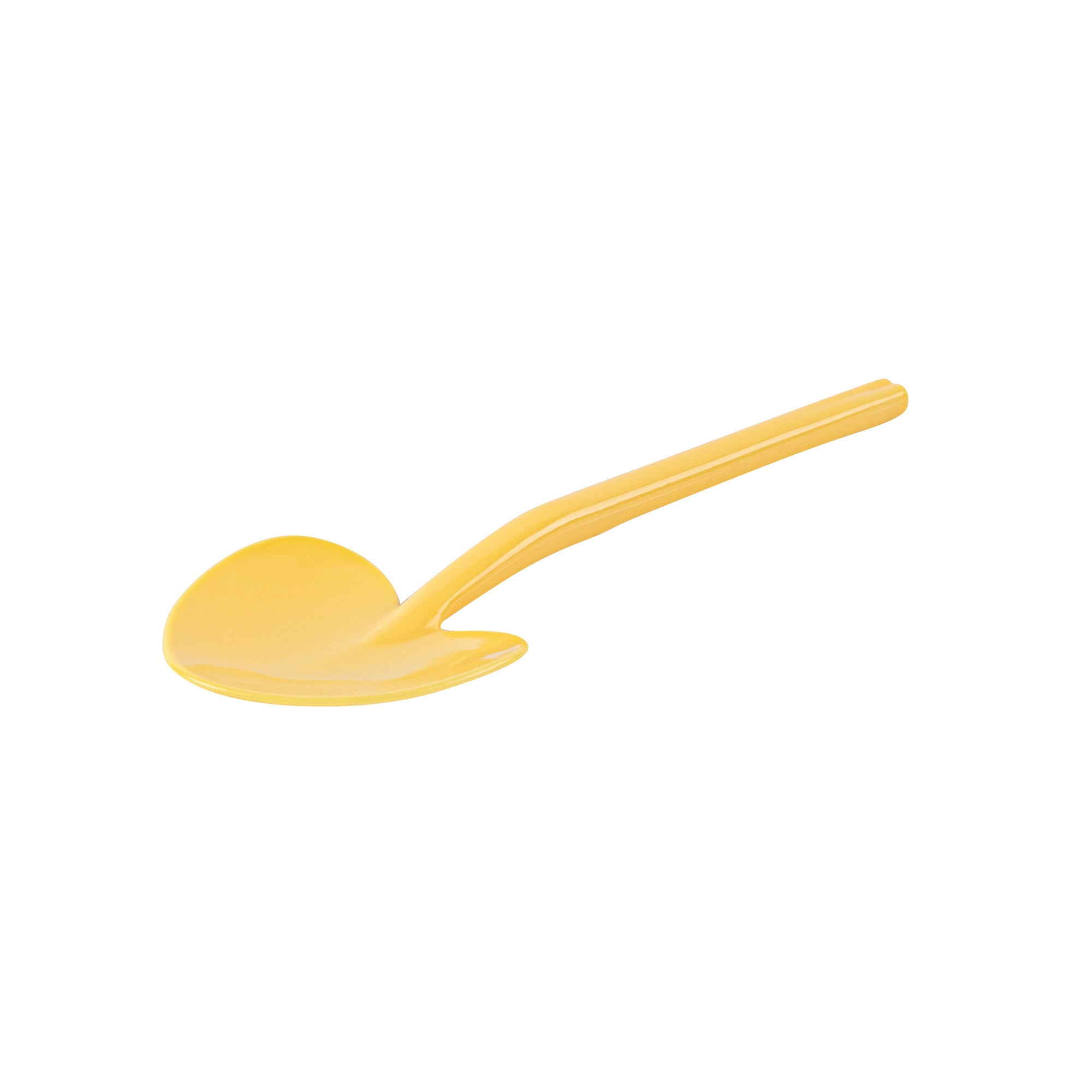 100-Pack Yellow Plastic Baby Love Shovel Spoons (3.5
