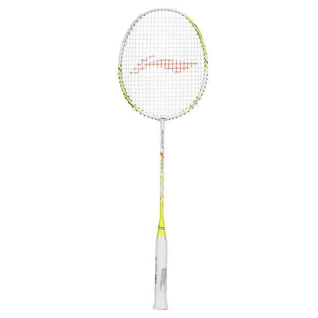 Li Ning BladeX Spiral Neon Yellow Badminton Racket - Prestrung Professional Racquet for Advanced Players | Perfect for Tournaments & Training | Made in China