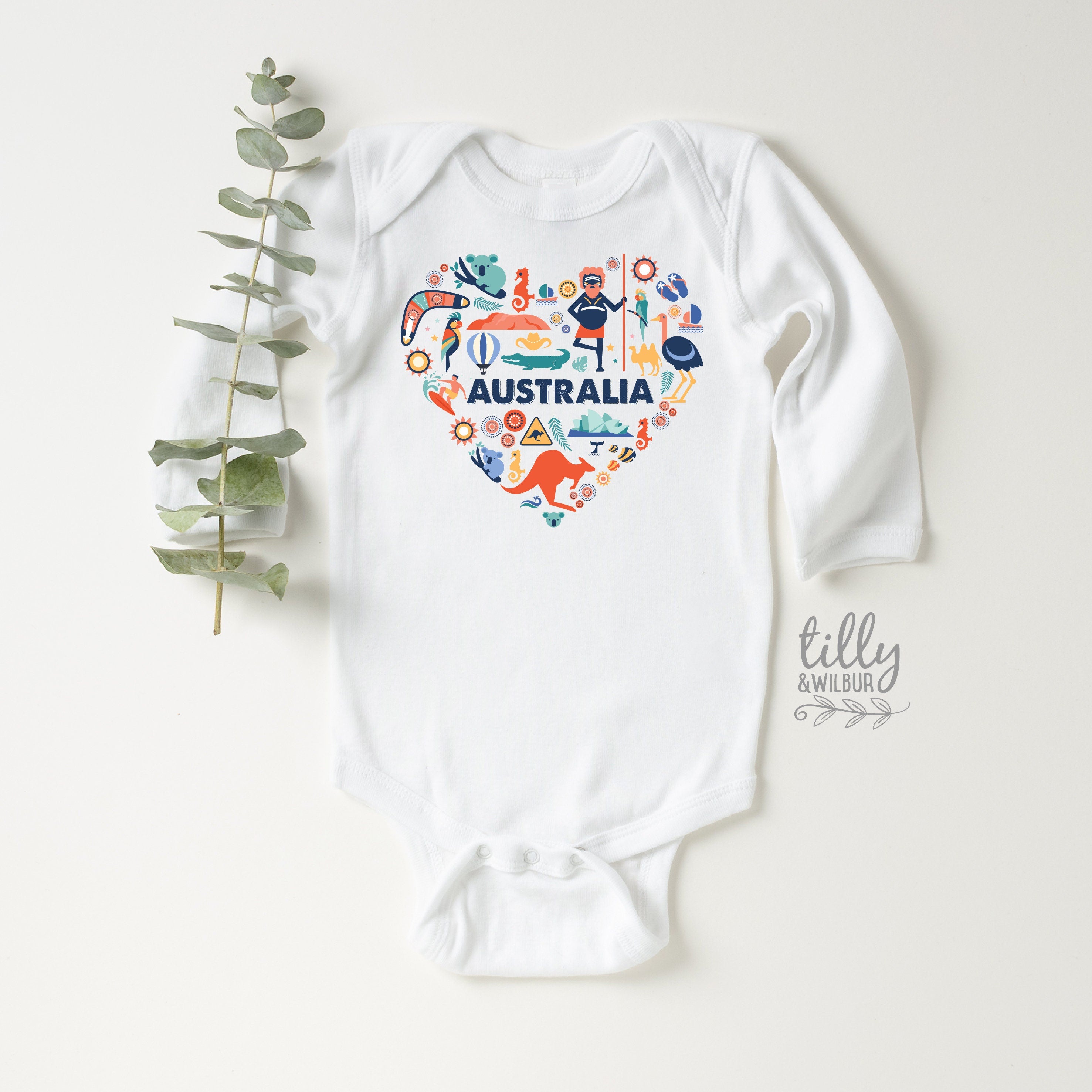 Australia Day Bodysuit - Patriotic Baby Onesie for National Holiday Celebrations & Festive Outfits