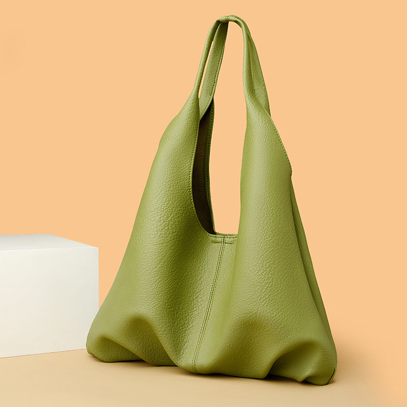 Stylish Ins Design Underarm Bags for Women - Large Capacity Solid Color Shoulder Bag | Perfect for Parties, Travel & Everyday Use