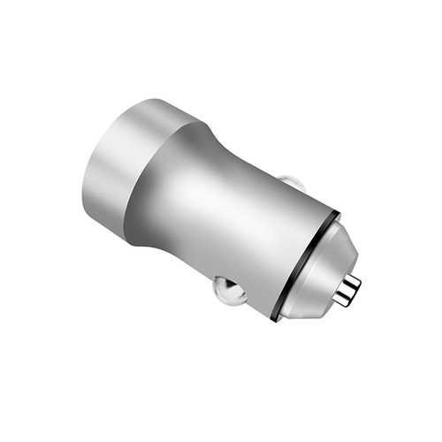 Bakeey Mini 2.4A Fast Dual USB Car Charger with LED Light - Compatible with iPhone S8/S9, Xiaomi 6, OnePlus 5 - Perfect for Road Trips & Emergency Charging in Vehicles