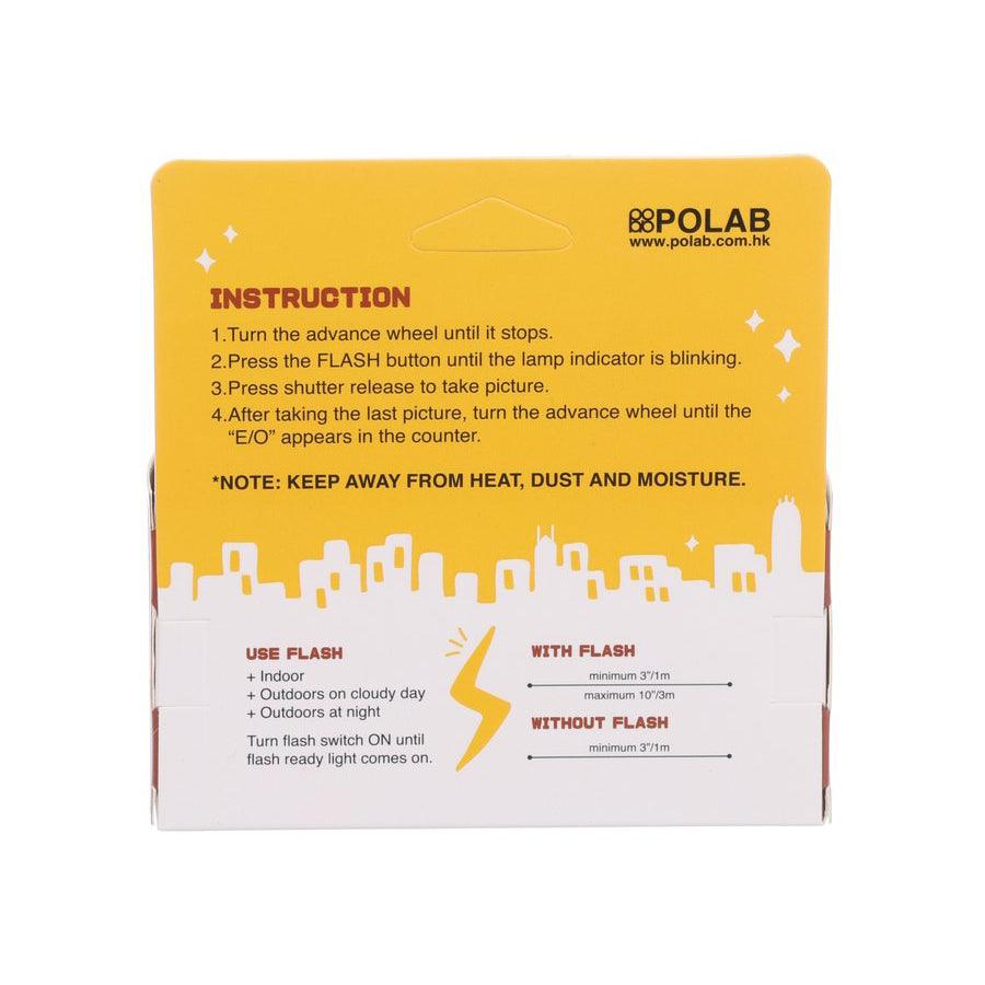 POLAB Goodie Single Use Disposable Camera 27 Exposures 400 ISO - Perfect for Travel, Parties & Outdoor Adventures