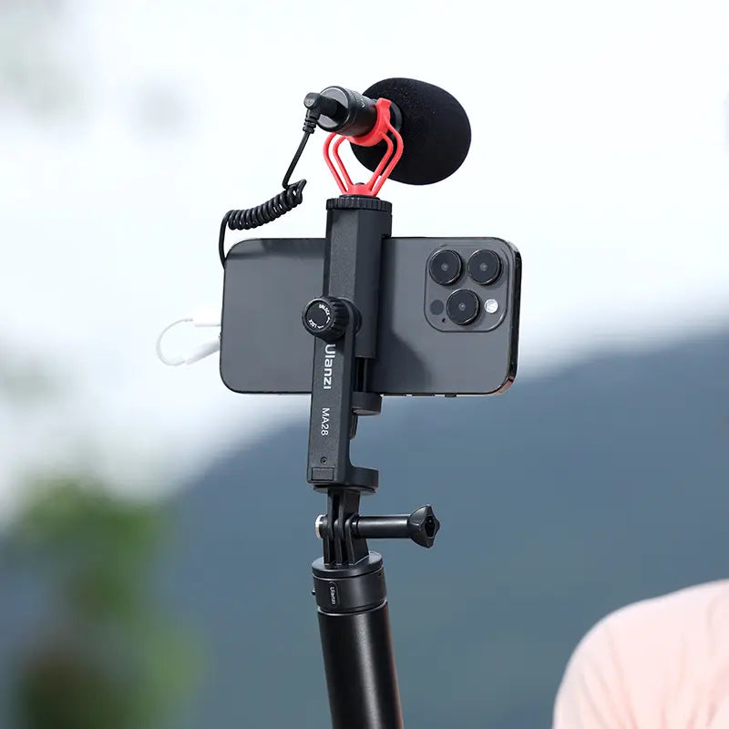 Ulanzi GP Mount Phone Holder M027GBB1 - Universal Smartphone Mount for DSLR Cameras & Tripods - Perfect for Vlogging, Live Streaming & Photography