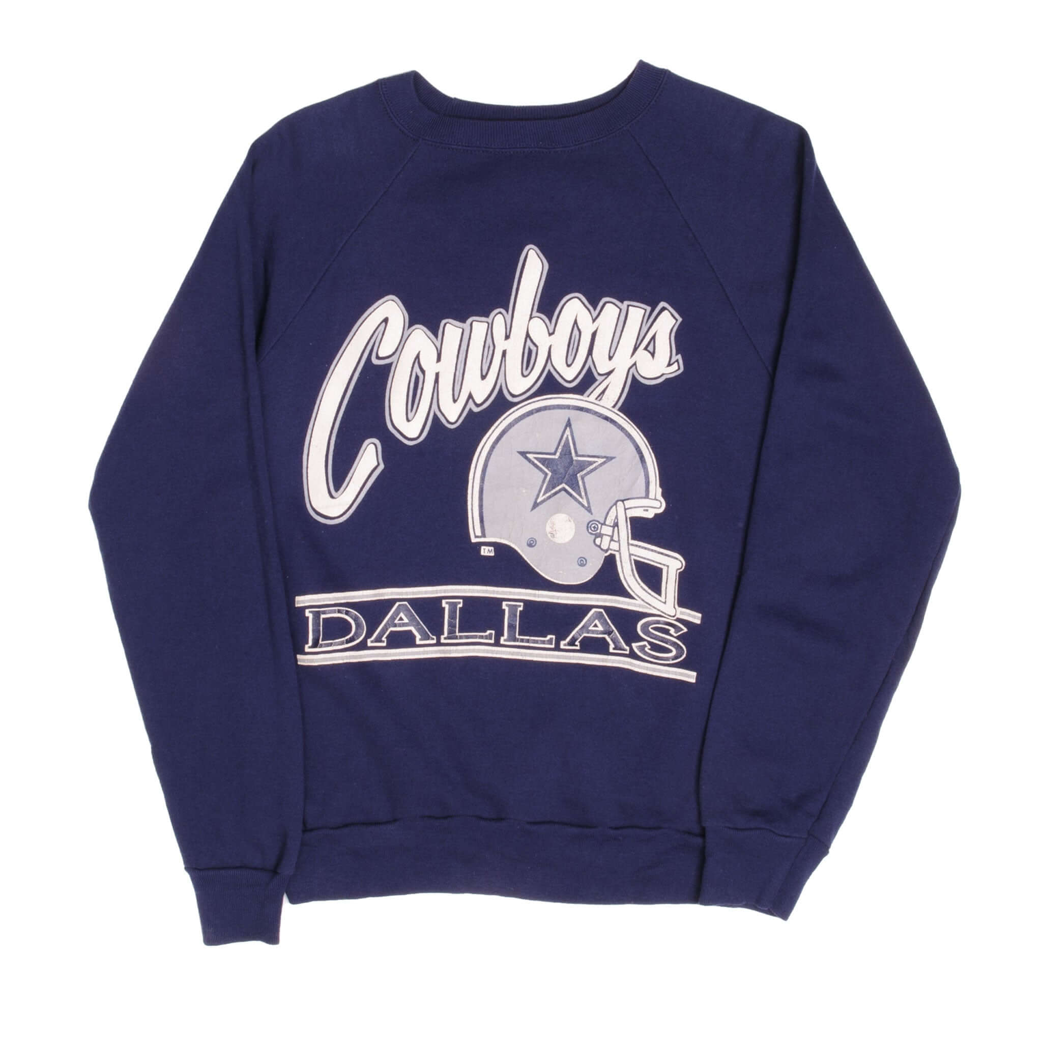 Vintage Champion NFL Dallas Cowboys Sweatshirt 1990s Medium Made in USA - Retro Football Fan Gear for Game Day & Casual Wear