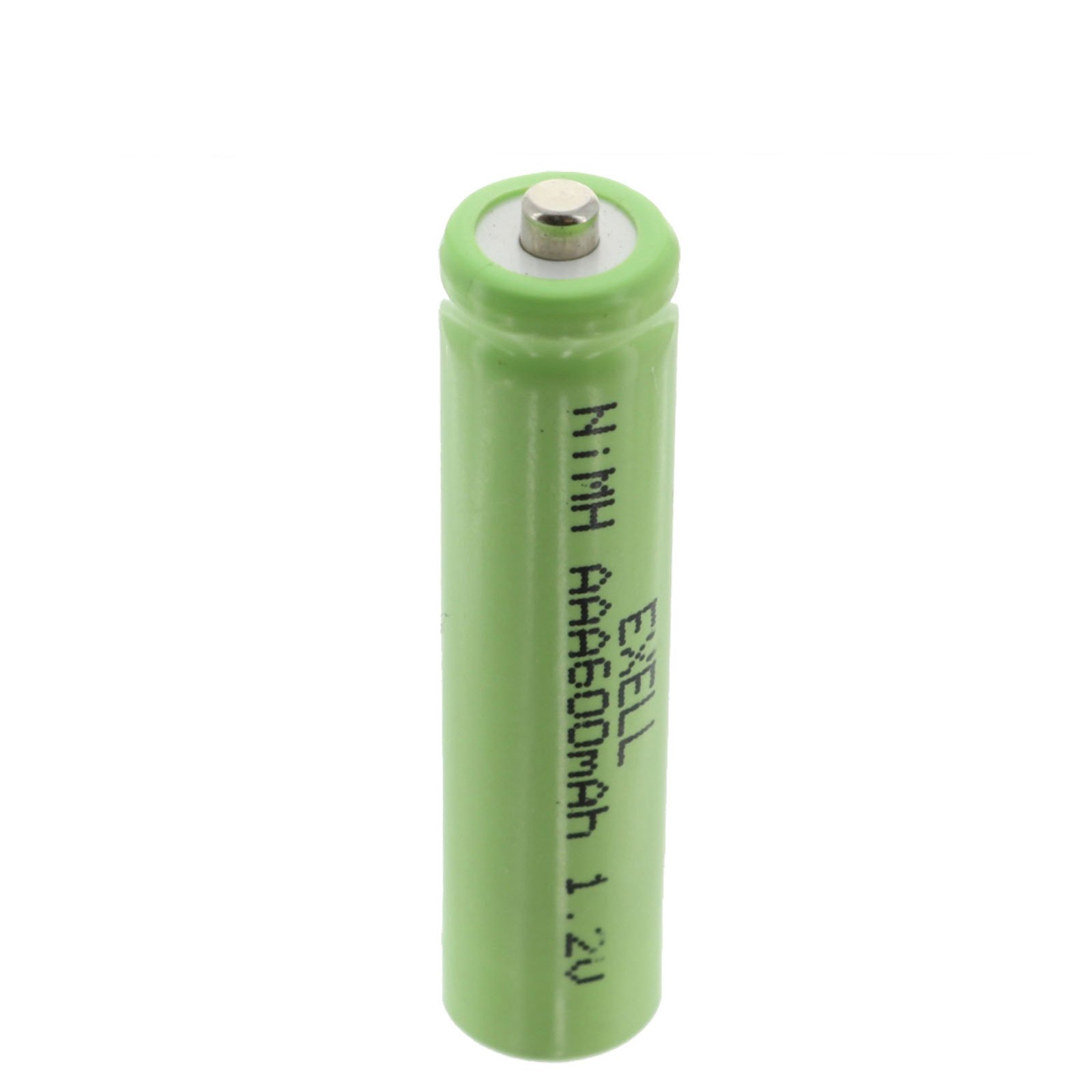 Exell 1.2V NIMH AAA 600mAh Rechargeable Button Top Battery - High Power for Electric Razors, Toothbrushes, Telecom UPS, Smart Grid & Power Tools - Perfect for Home Appliances, DIY Projects and Electric Mopeds