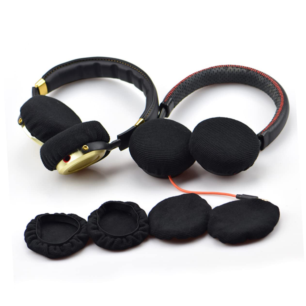 BESTonZON 10pcs Headphone Covers - Soft Earmuff Protectors for Headphones & Headsets | Comfortable & Stylish Replacement Covers for Work, Travel & Gaming