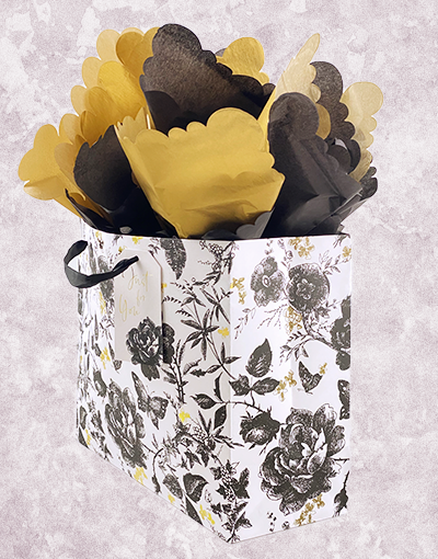 Avril Garden Gift Bags - Elegant Floral Printed Gift Bags for Birthdays, Weddings, Baby Showers & Party Favors | Perfect for Gift Wrapping, Party Decorations & Special Occasions