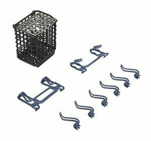 Amana DISHEXTEND Dishwasher Silverware Basket Extension Kit - Black & Blue | Fits Most Dishwashers | Extra Storage for Utensils & Cutlery | Perfect for Small Kitchens & Large Families