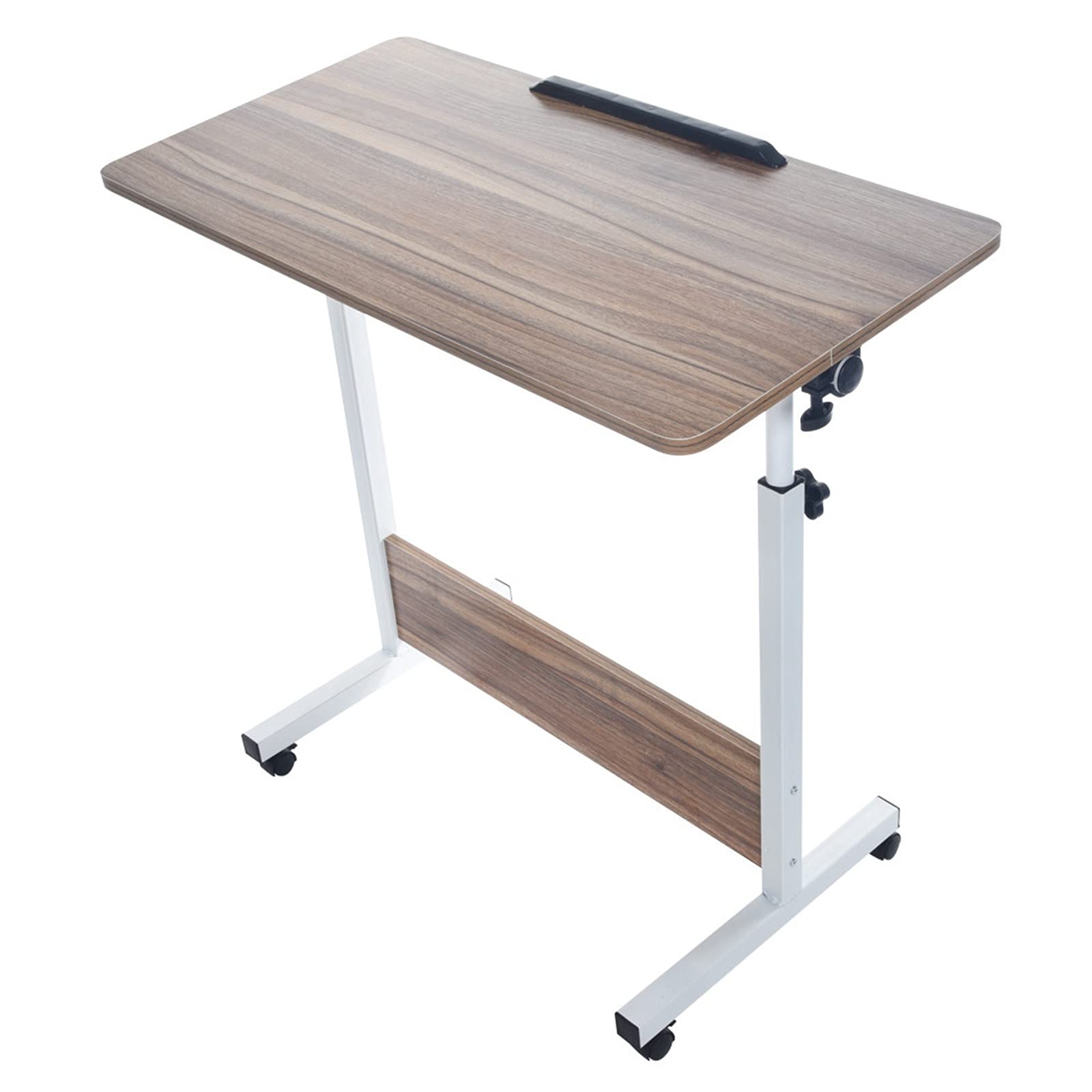 Adjustable Height Makeup Desk with Drawers - Portable Laptop Table & Mobile Side Table for Sofa, Bedroom, Office - Perfect for Home Office, Dorm Room & Beauty Station