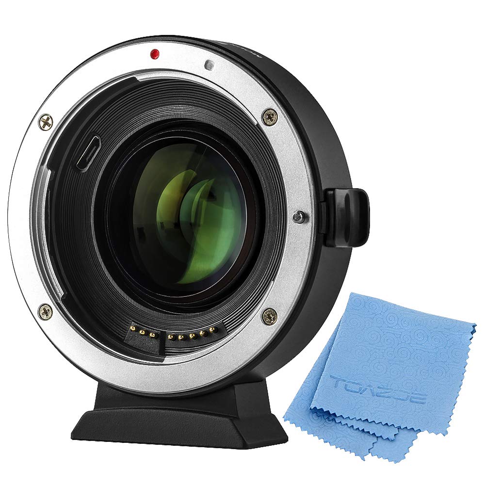 VILTROX EF-EOS M2 0.71x Speed Booster Lens Adapter - Auto Focus Reducer for Canon EF Lens to EOS EF-M Mirrorless Cameras | Perfect for Photography, Videography & Low Light Shooting