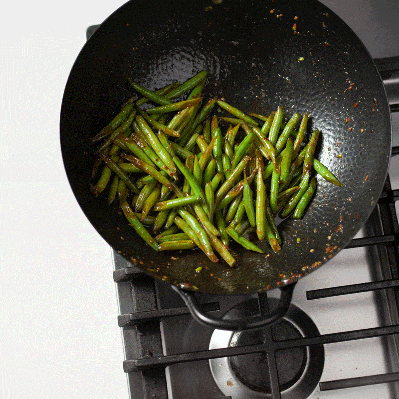 JIA Inc. Companion Wok - 12-Inch Nonstick Carbon Steel Wok Pan with Wooden Handle - Perfect for Stir-Frying, Sautéing & Deep Frying - Ideal for Asian Cooking, Home Kitchen & Restaurant Use