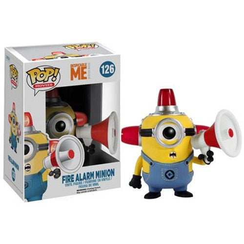 Despicable Me 2 Minion Fire Alarm Pop! Vinyl Figure - Collectible Toy for Movie Fans, Home Decor & Gift for Minions Lovers