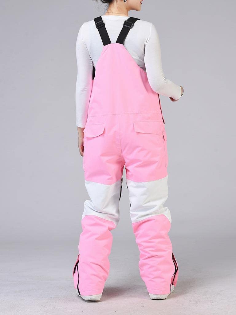 GS SNOWING Women's Waterproof Windproof Insulated Snow Bibs - Winter Ski Pants with Ripstop Technology for Snowboarding & Cold Weather Outdoor Activities | Perfect for Skiing, Snowboarding & Winter Sports