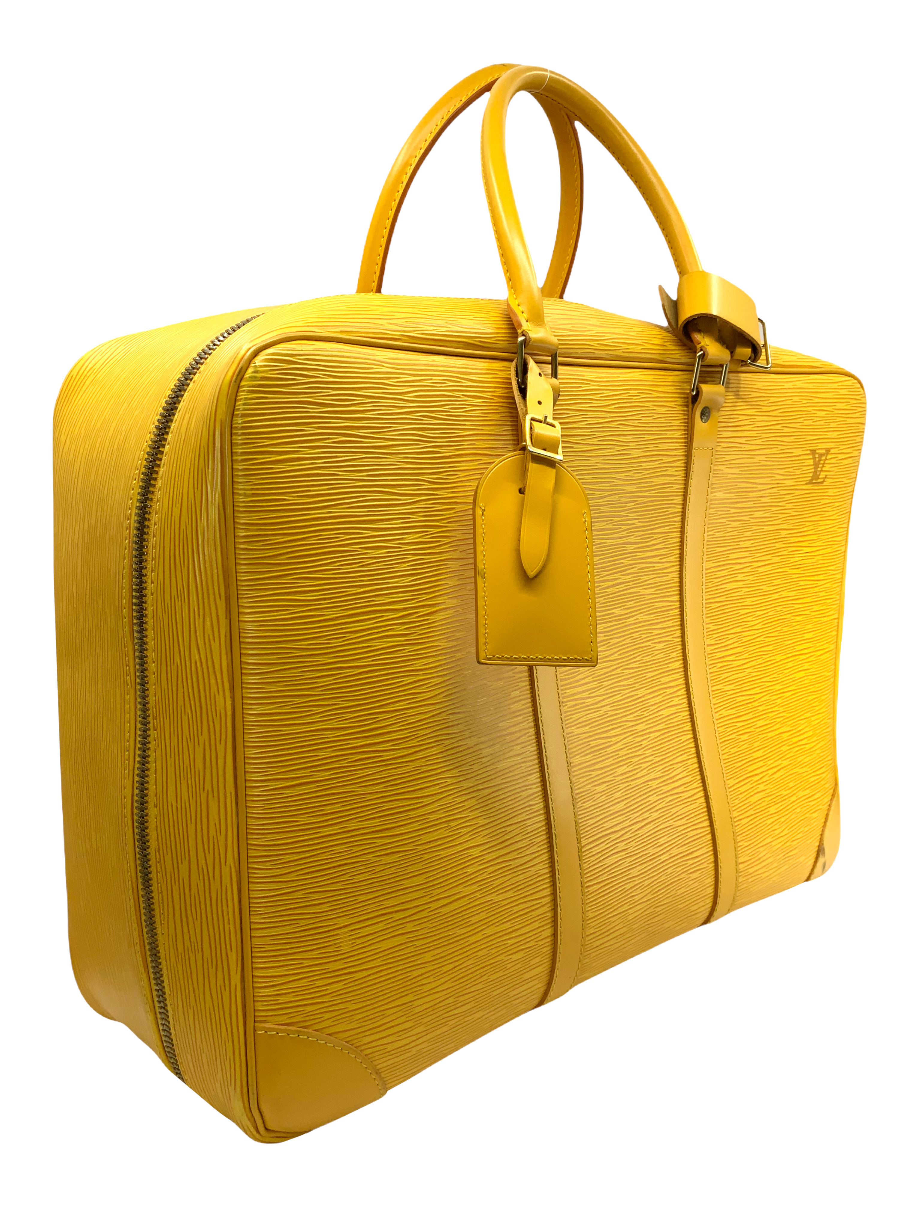 Authentic Louis Vuitton Sirius 45 Epi Leather Suitcase - Luxury Travel Luggage for Business Trips & Vacation Getaways