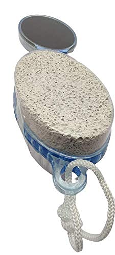 Brushman 4-in-1 Pedicure Kit with Pumice Stone, Nail Brush, Metal File & Emery Board - Professional Foot Care Set for Callus, Corn & Dead Skin Removal - Perfect for Home Spa, Travel & Salon Use (1 Pack)