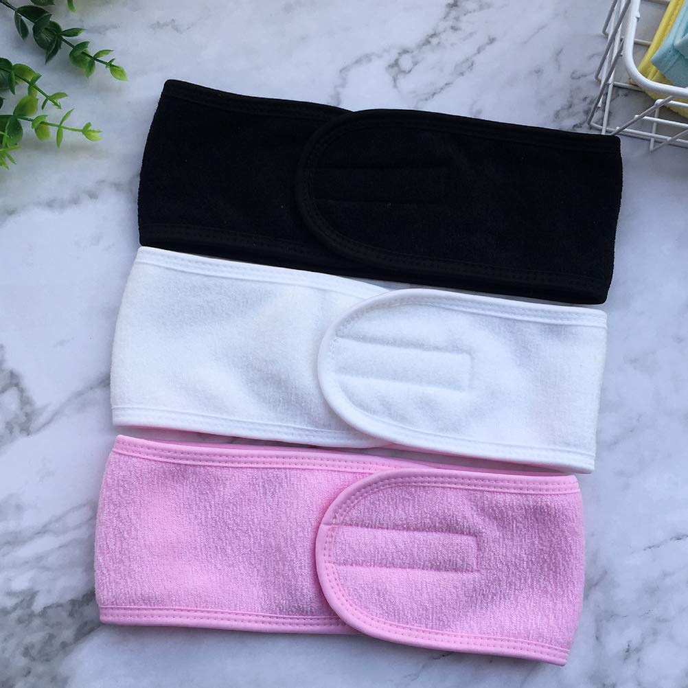 4pcs Spa Hair Wrap Headbands for Women - Soft Washing Face Headwrap, Warm Cosmetic Headband, Yoga & Shower Hair Scarf - Perfect for Skincare, Makeup, and Relaxing at Home