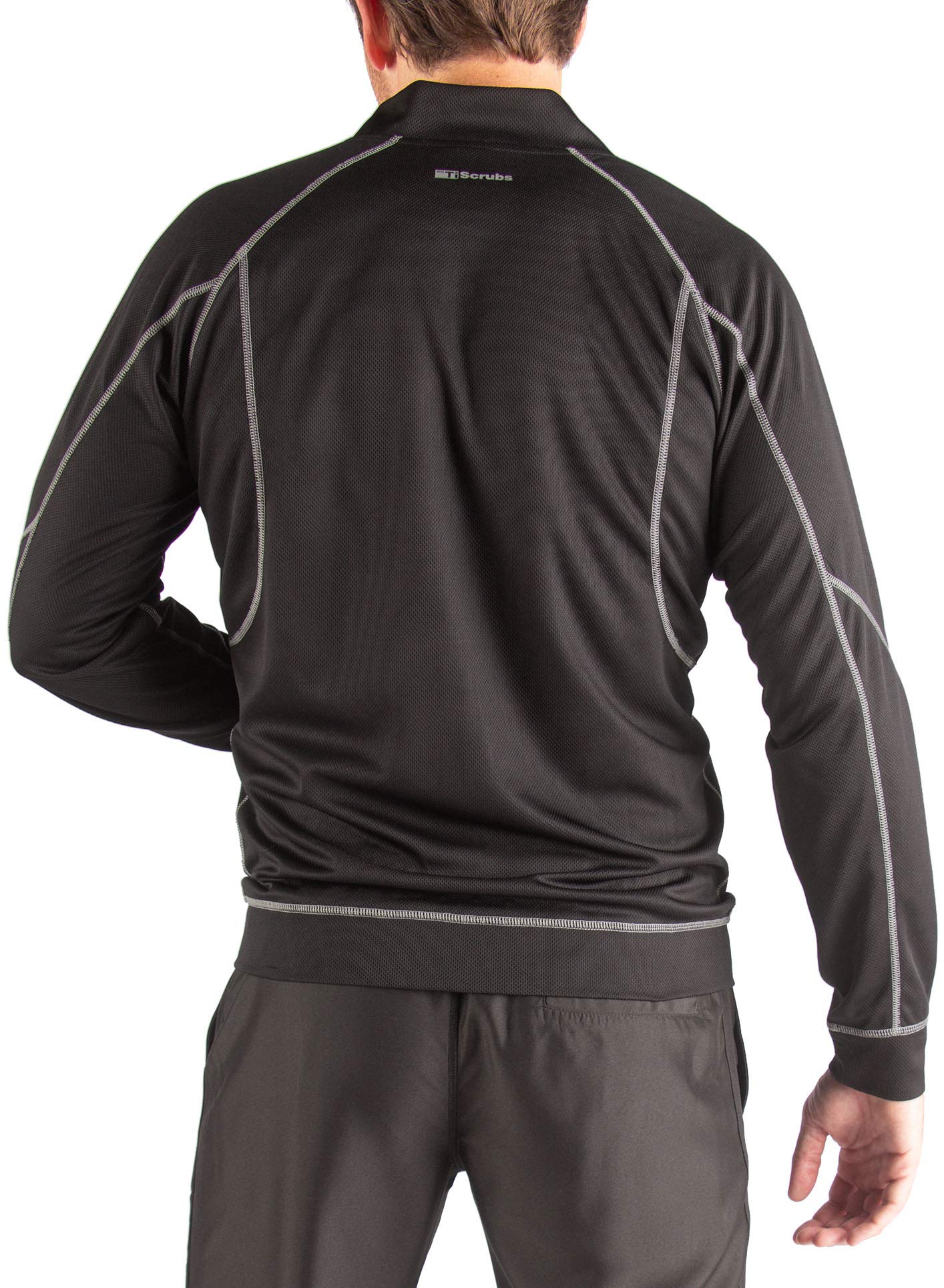 Men's Scrub Jacket - Comfortable Medical Uniform Top for Doctors & Nurses - Perfect for Hospitals, Clinics & Healthcare Work