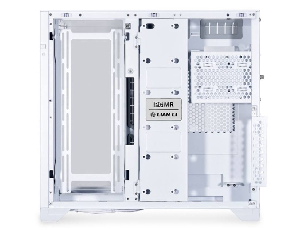 Lian Li O11 Vision Mid Tower ATX Computer Case - White | Tempered Glass Design, High Airflow, Cable Management | Perfect for Gaming PC Builds & Custom Water Cooling Rigs