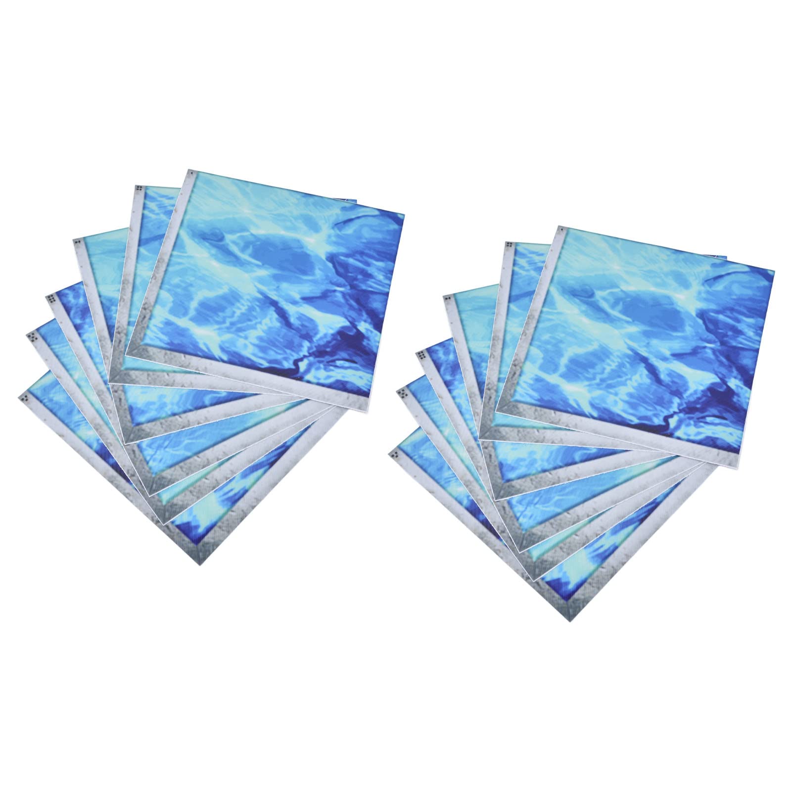 Non-Slip PVC Shower Stickers & Bathtub Stickers (2-Pack) - Heat Resistant Bathroom Floor Decals for Safety & Style - Perfect for Bathroom, Spa, and Pool Areas