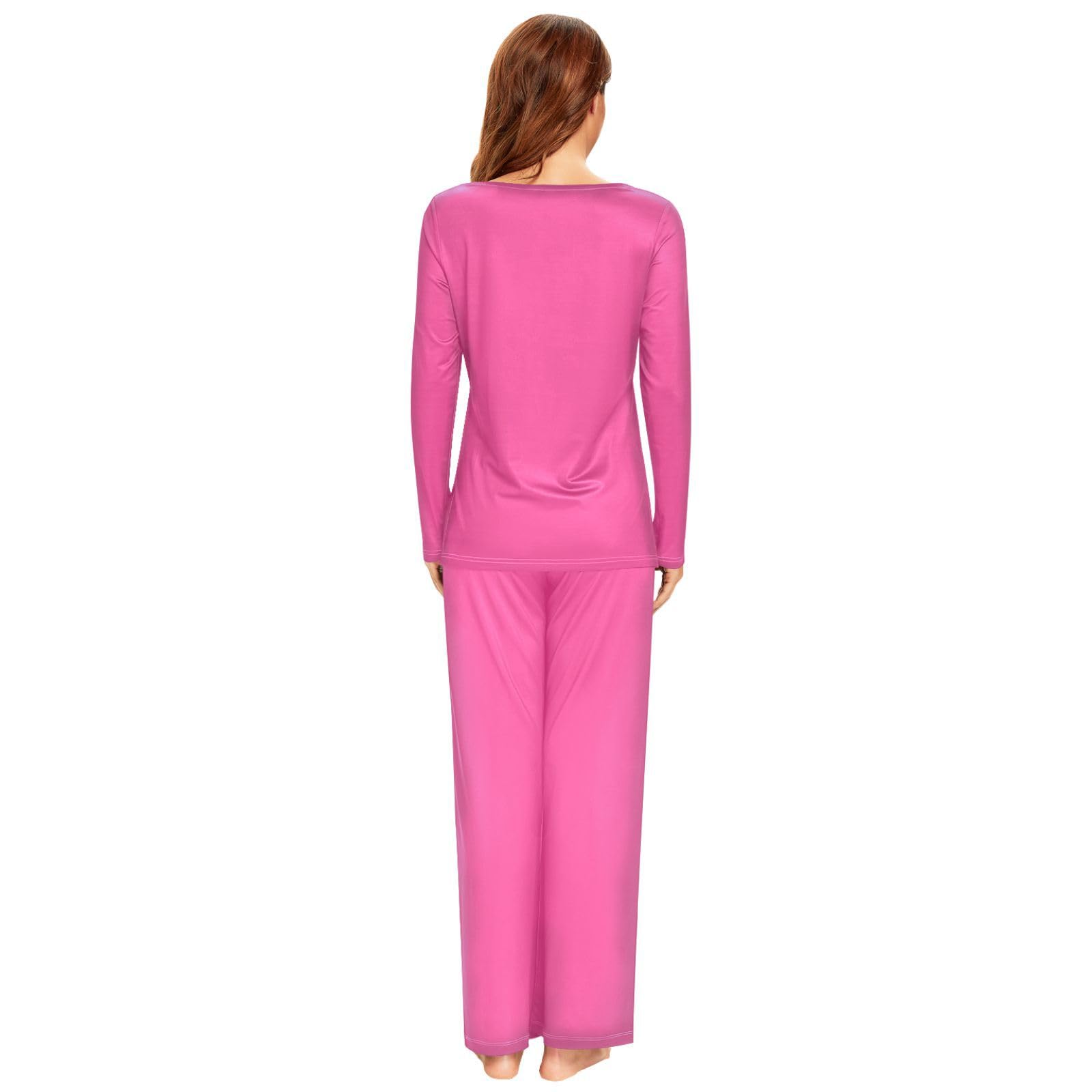 Blue Women's Pajama Set - Soft Long Sleeve Sleepwear Top & Pants Lounge Outfit 20804 | Cozy Home Wear for Relaxing Evenings & Comfortable Nighttime Sleep