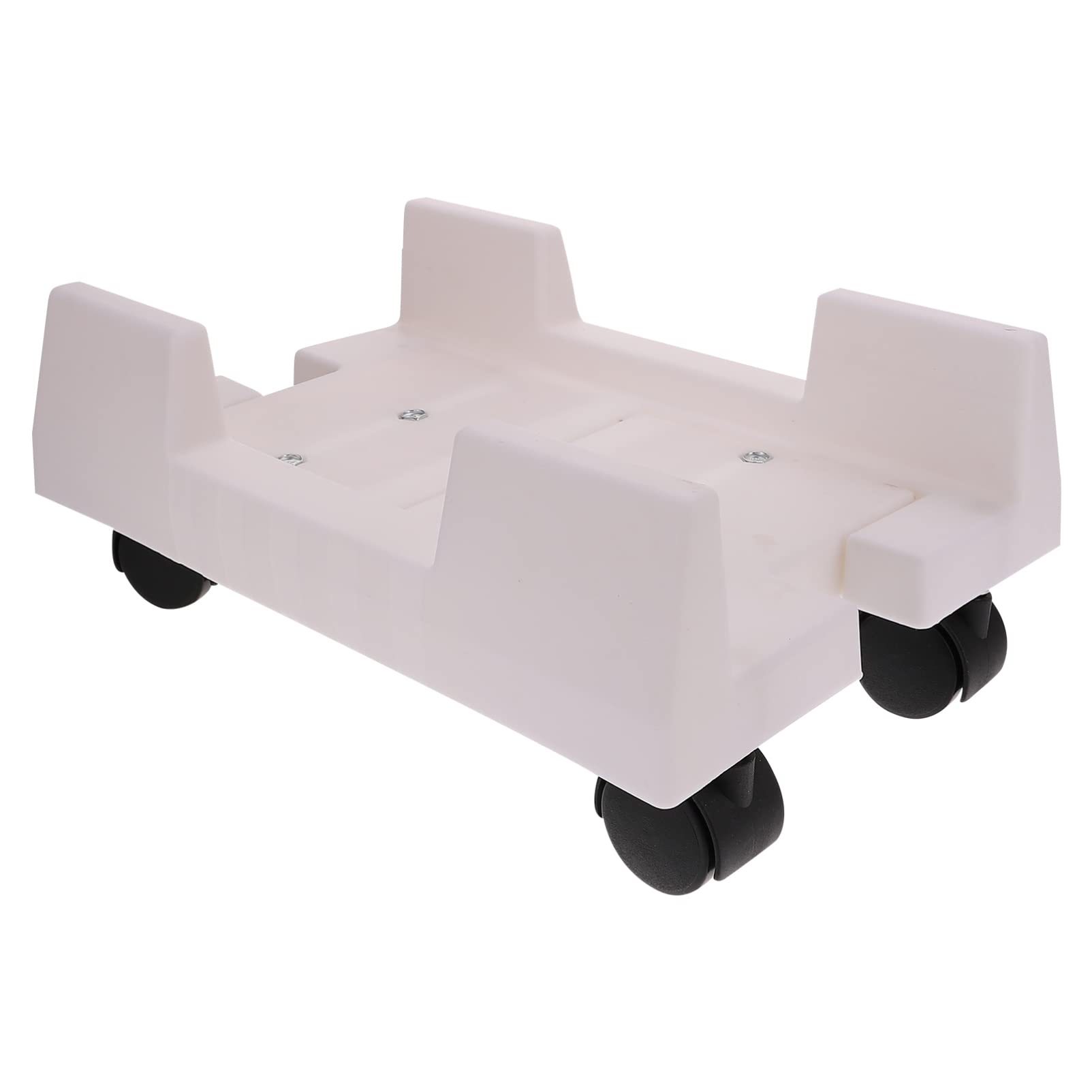 Heavy Duty Rolling CPU Stand with Wheels - Adjustable Computer Tower Rack for PC Case & Mainframe Storage - Ideal for Office, Gaming & Server Rooms