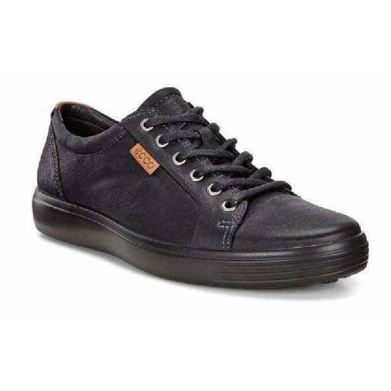 ECCO Soft 7 Men's Casual Sneakers - Comfortable Walking Shoes for Men | Breathable Leather Upper & Cushioned Footbed | Perfect for Work, Travel & Everyday Wear